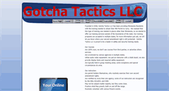 Desktop Screenshot of gotchatactics.com